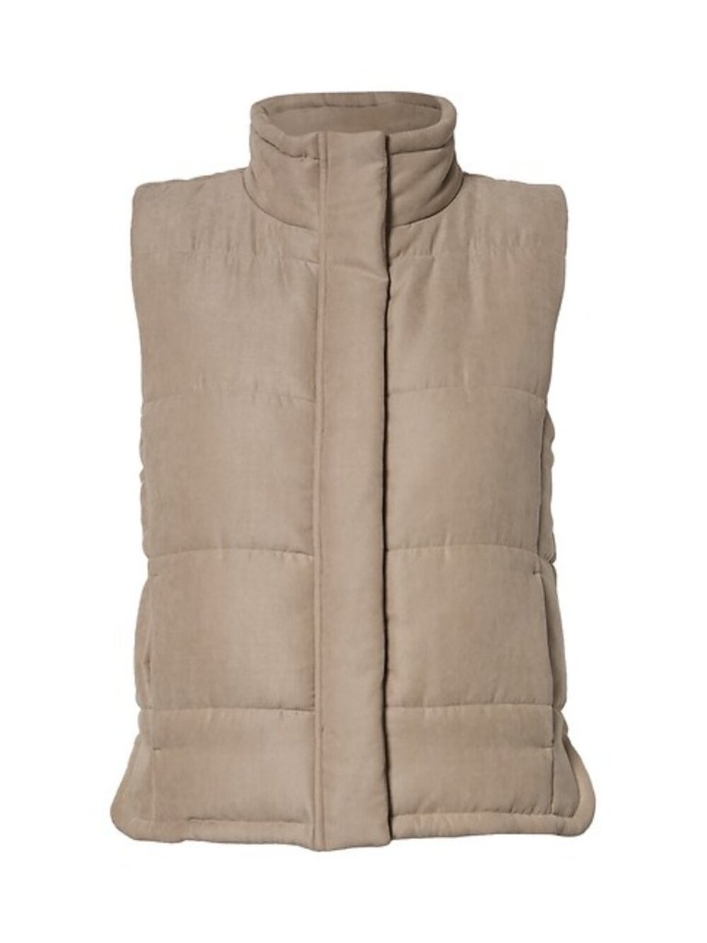 KORYE Women's Puffer Vest Size M In Mocha